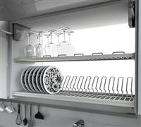 Giá bát mạ Titan INOXA tủ bếp trên